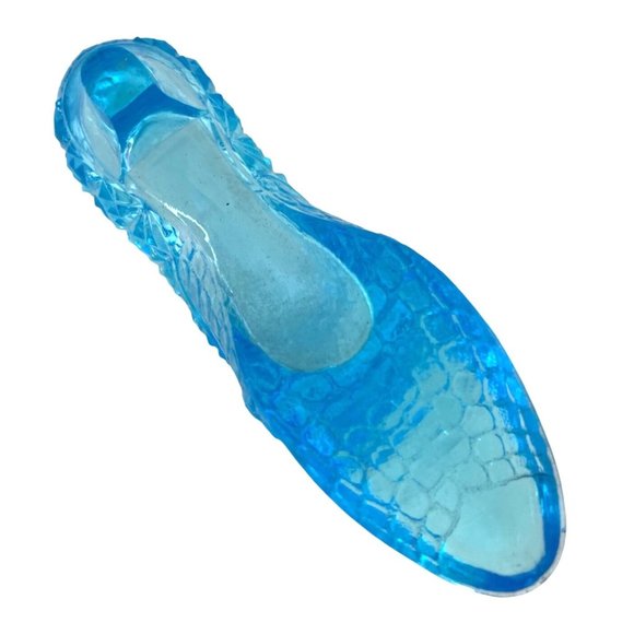 Fenton Cat Shoe Slipper Daisy and Button Aqua Blue Turquoise Vintage 1970's 5.5" - Picture 8 of 8